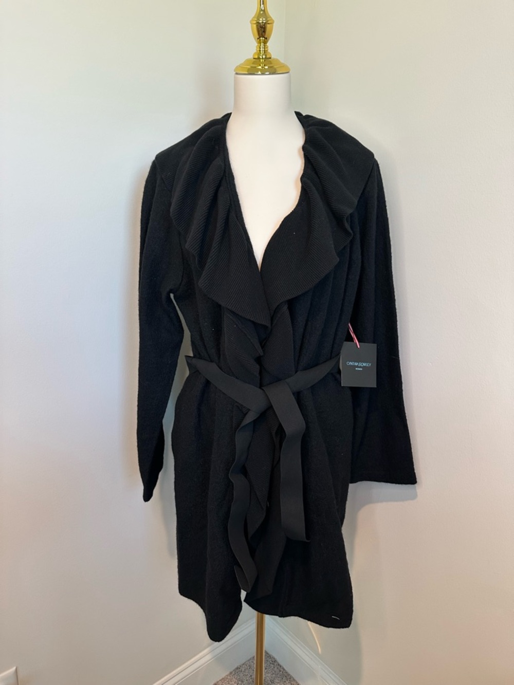 NWT Cynthia Rowley 100% Wool Cardigan
